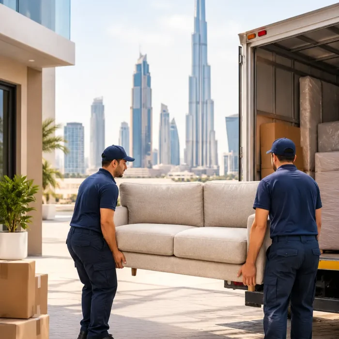 Dubai Furniture Delivery in Progress